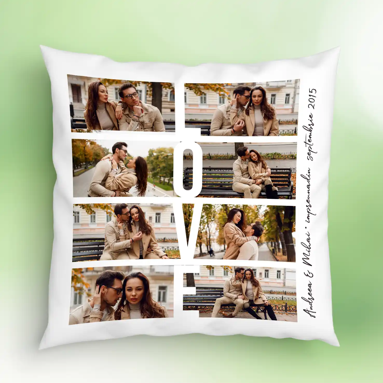 Perna personalizata cu poze si text