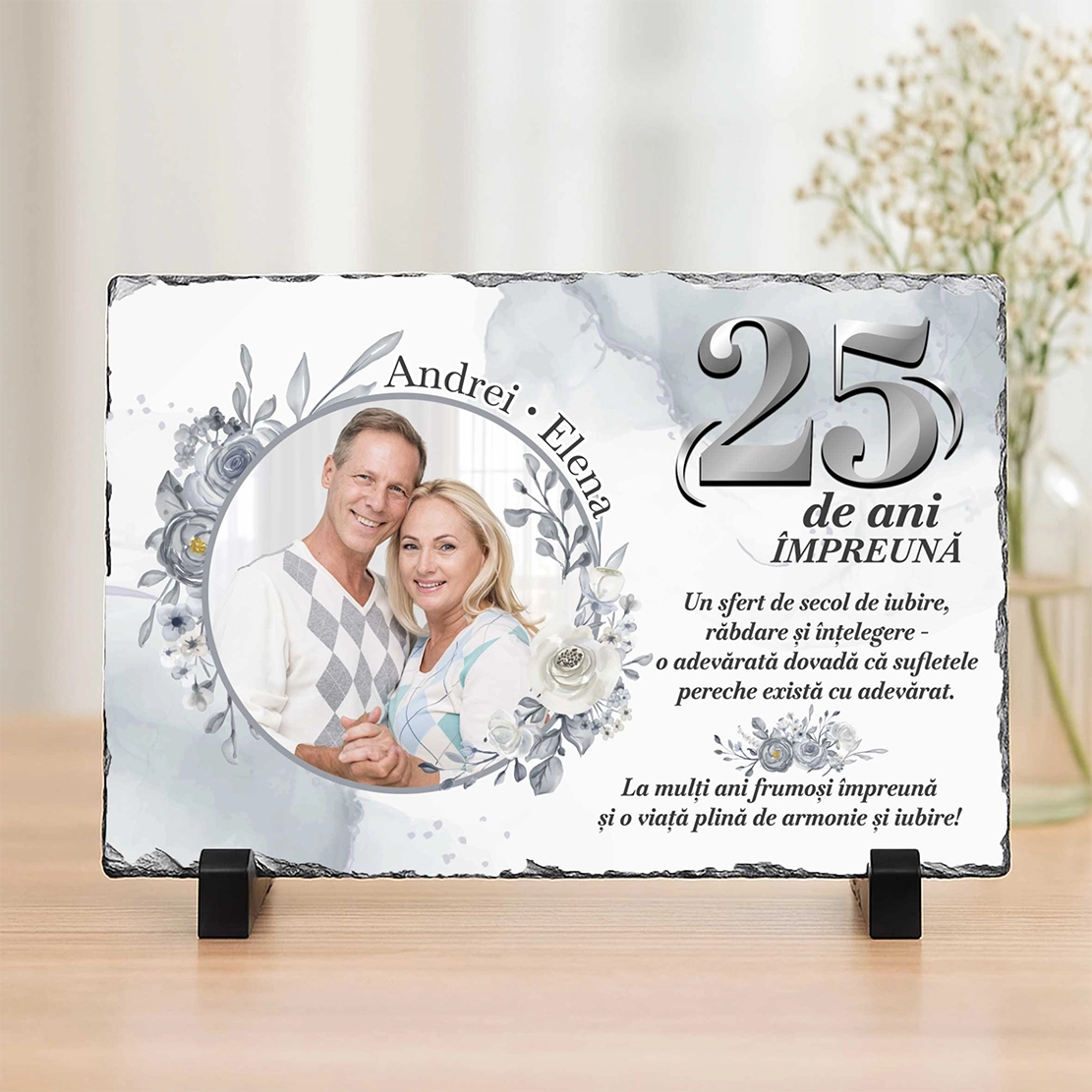 Placa ardezie personalizata