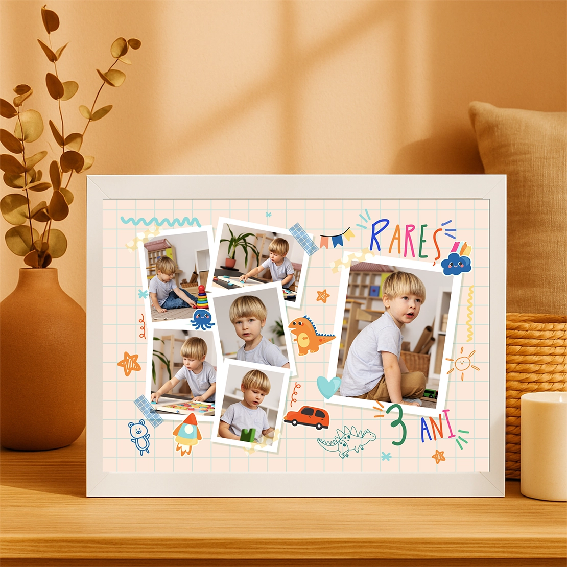 rama foto colaj pentru copii