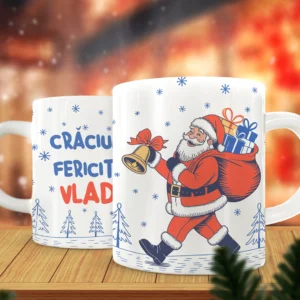cana personalizată Secret Santa