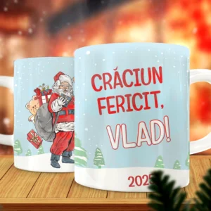 cana personalizata Santa Secret