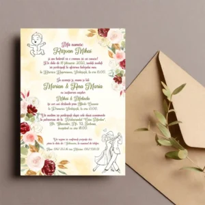 Invitatie nunta si botez