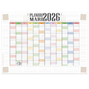 Planner de perete 2026
